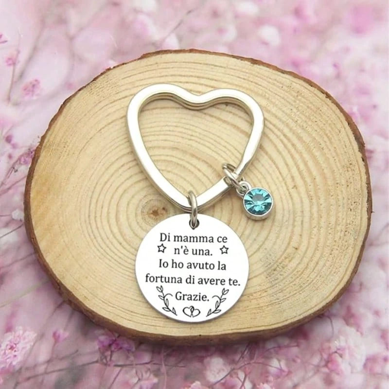 Portachiavi con dedica alla Mamma