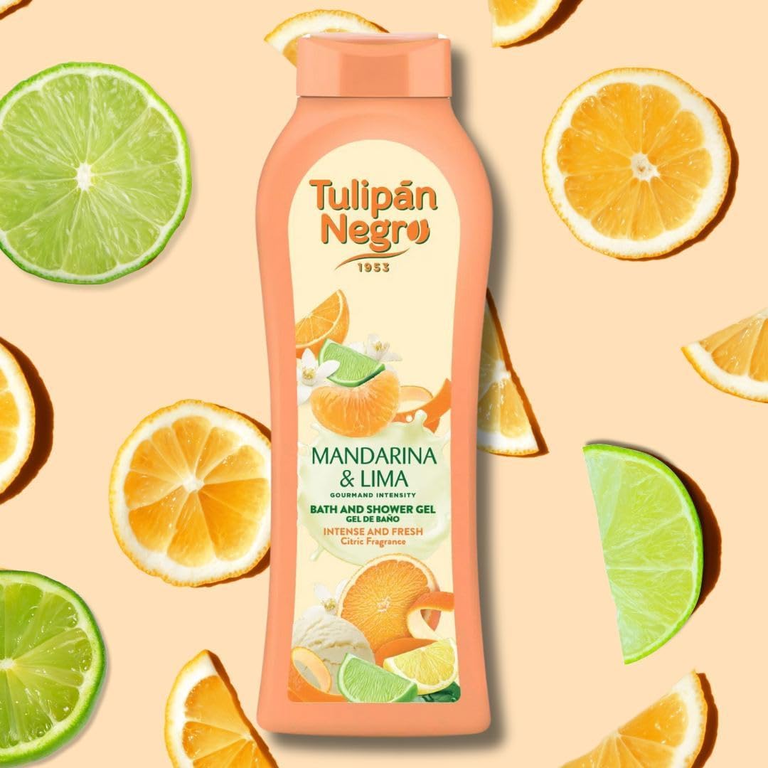 Bagnoschiuma "Mandarino & Lime" Tulipán Negro