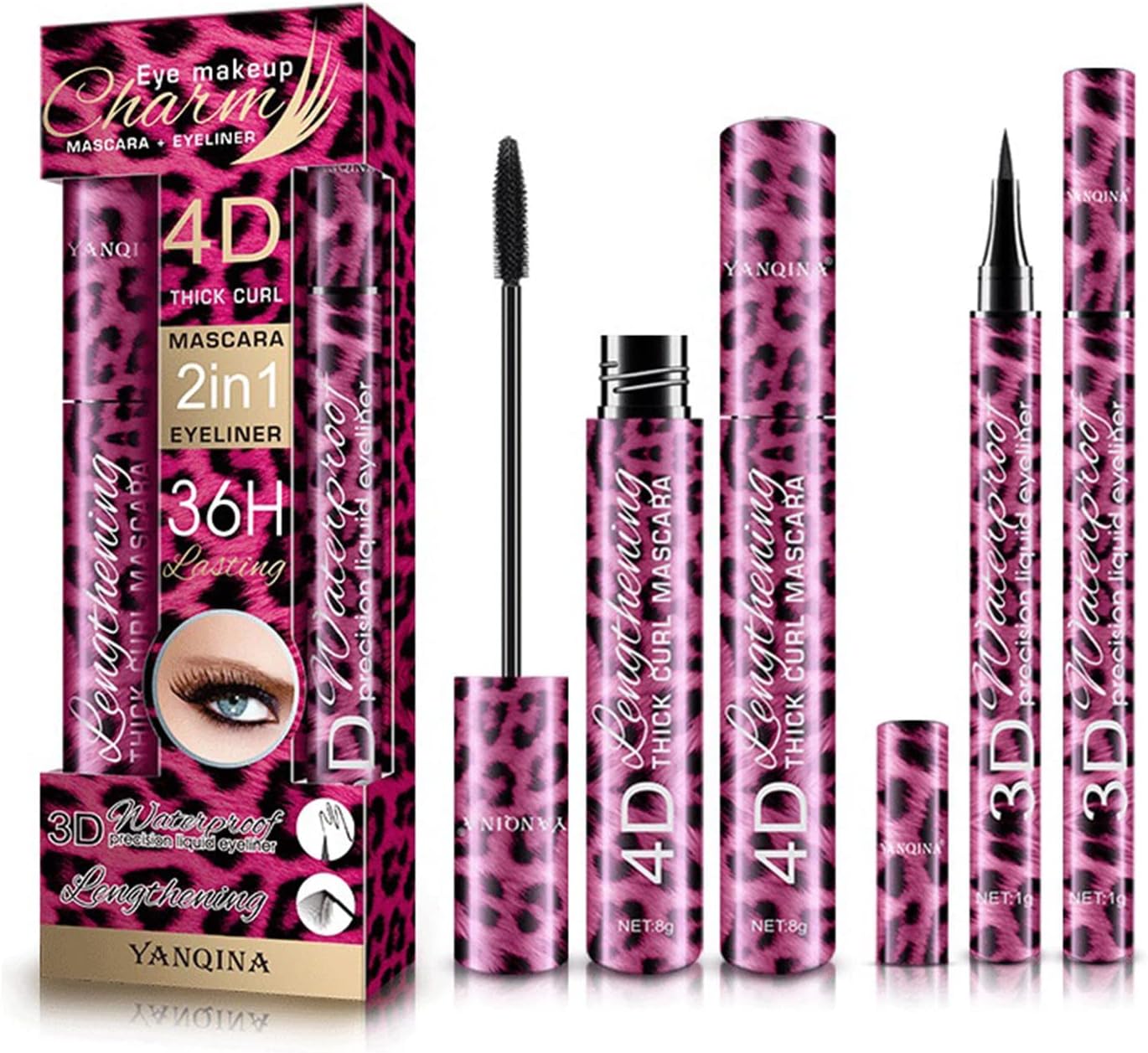 Set eyeliner e mascara "Yanqina"