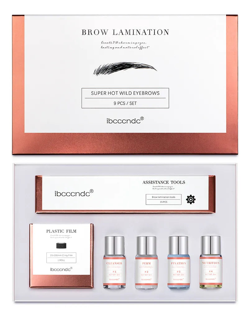 Kit Laminazione Sopracciglia – Sopracciglia Perfette a Lungo, Senza Sforzi