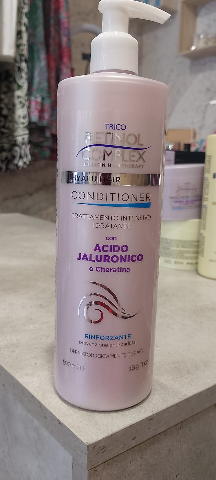 Conditioner con acido jaluronico e cheratina