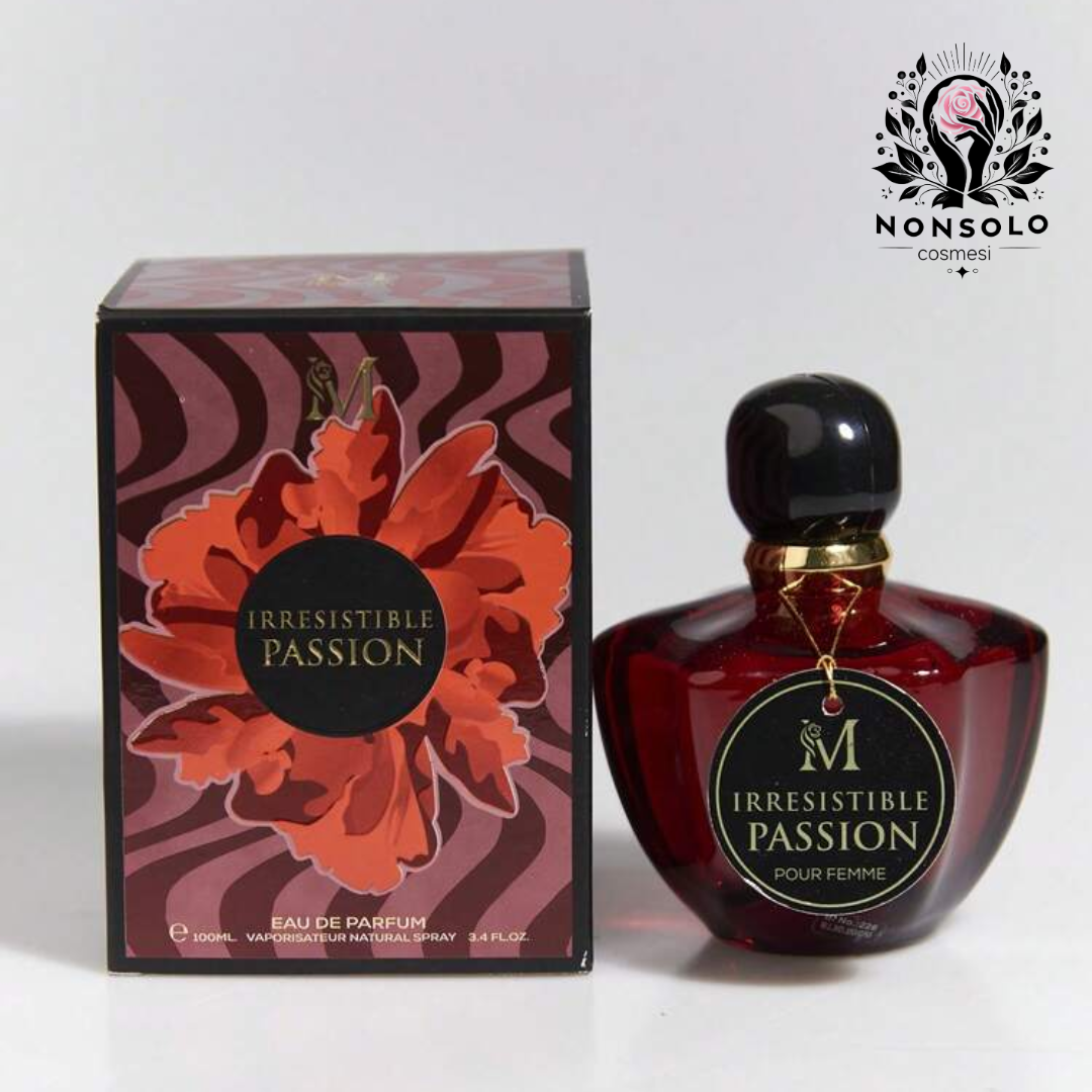 Irresistible Passion Montage Brands packaging luxury fragranza sensuale donna elegante - Nonsolocosmesi www.nonsolocosmesi.it