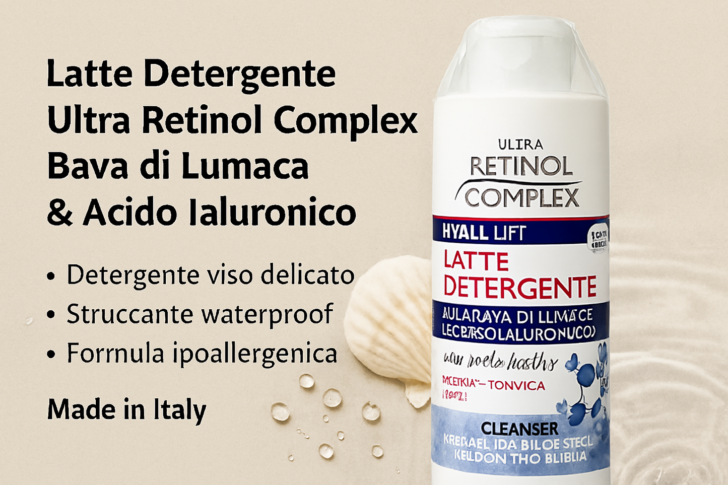 Latte Detergente Ultra Retinol Complex