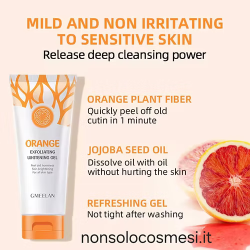 Gel esfoliante viso alla vitamina c
