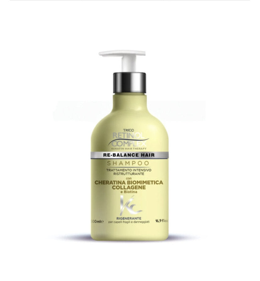 Shampoo ristrutturante alla cheratina biomimetica, collagene e biotina - Nonsolocosmesi