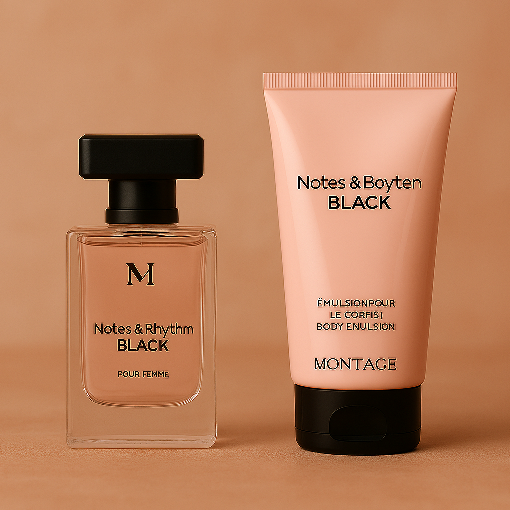 Set Donna "Notes & Rhythm Black" Montage Brands - Nonsolocosmesi