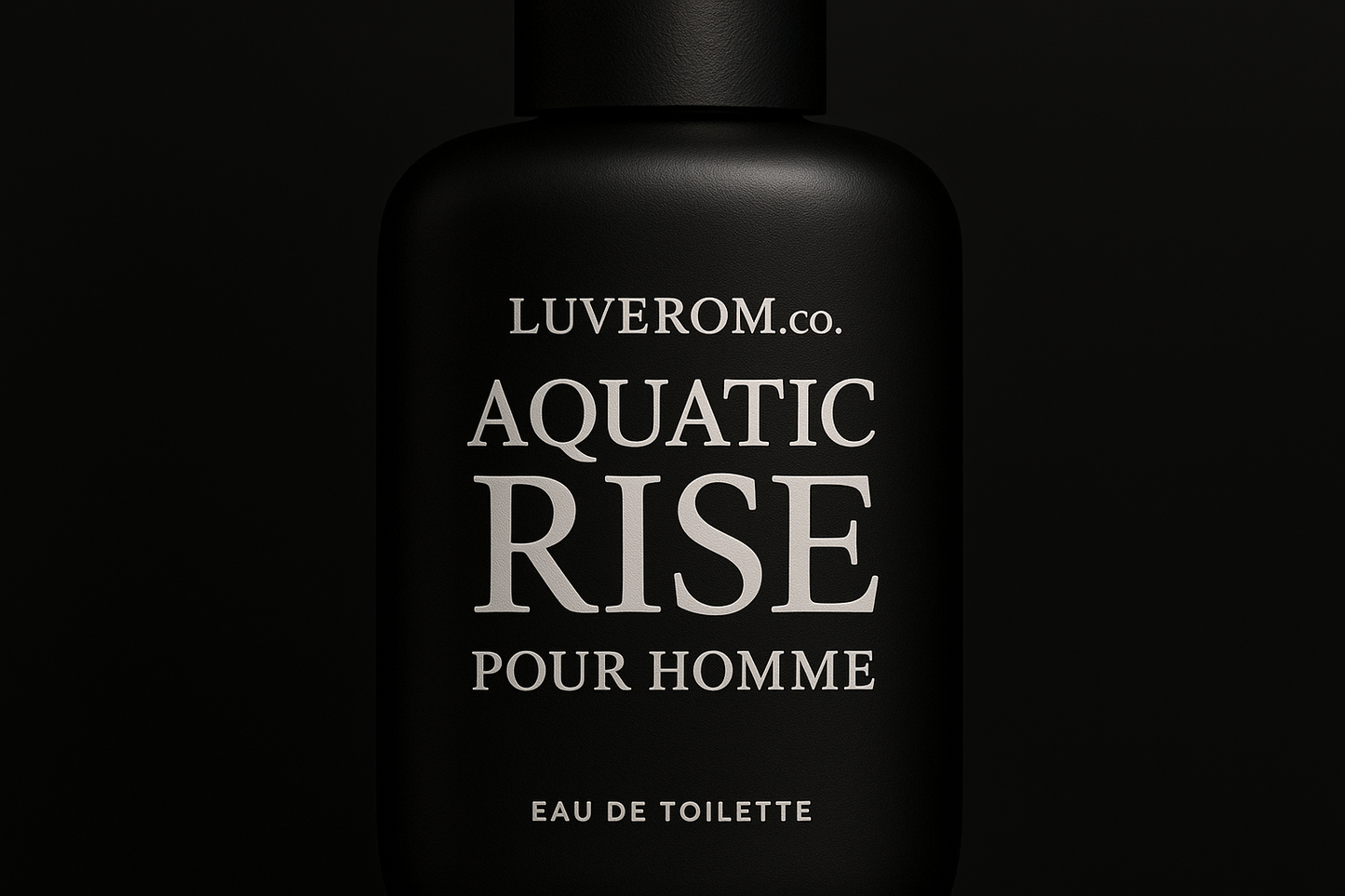 LUXEROM Aquatic Rise - Dettagli bottiglia e design elegante - Nonsolocosmesi, www.nonsolocosmesi.it
