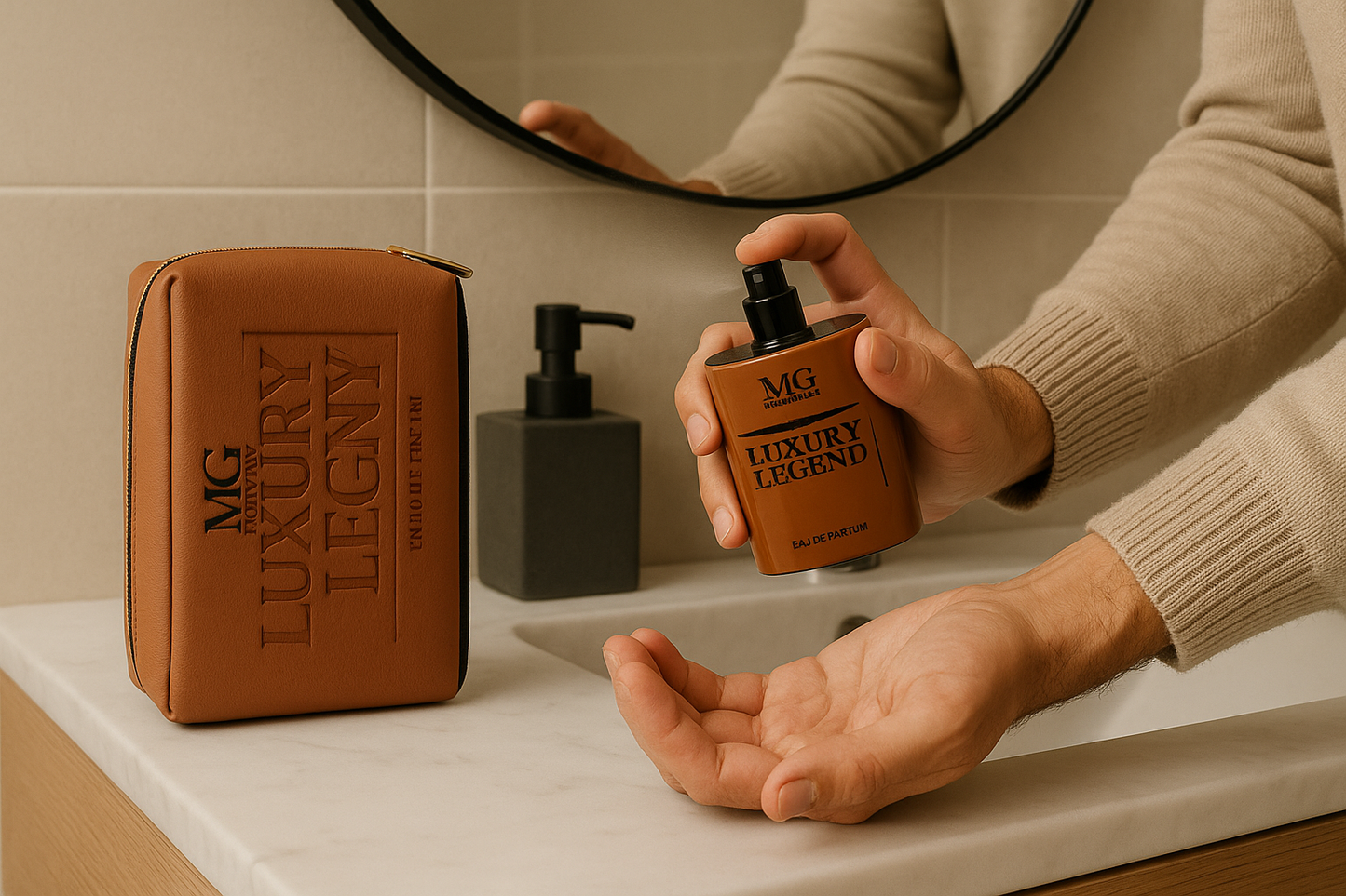Luxury Legend Eau de Parfum premium - Routine quotidiana moderna - Nonsolocosmesi, www.nonsolocosmesi.it