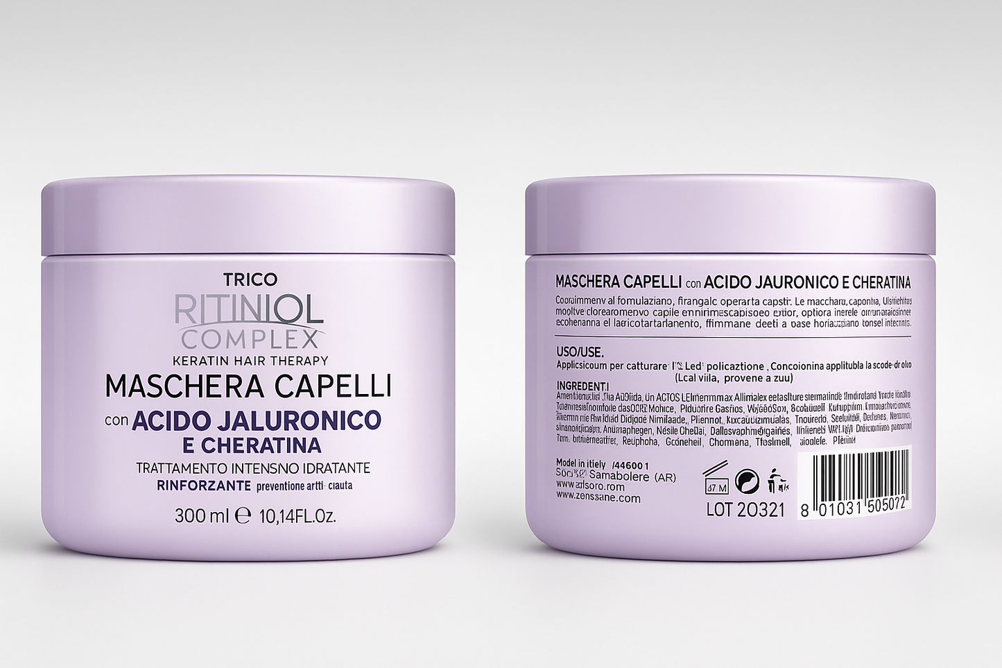 Maschera acido jaluronico - Immagini specifiche prodotto