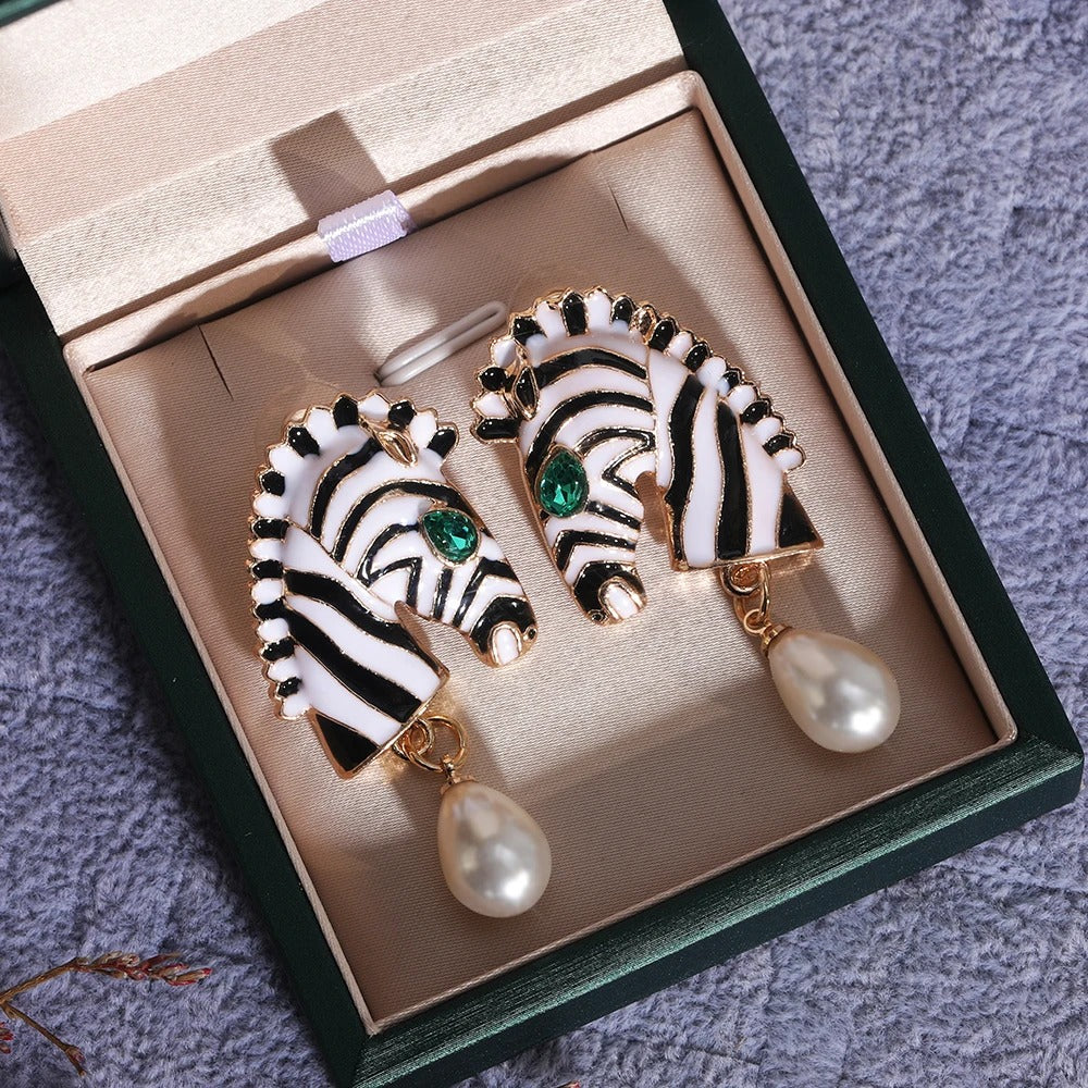Orecchini Zebra