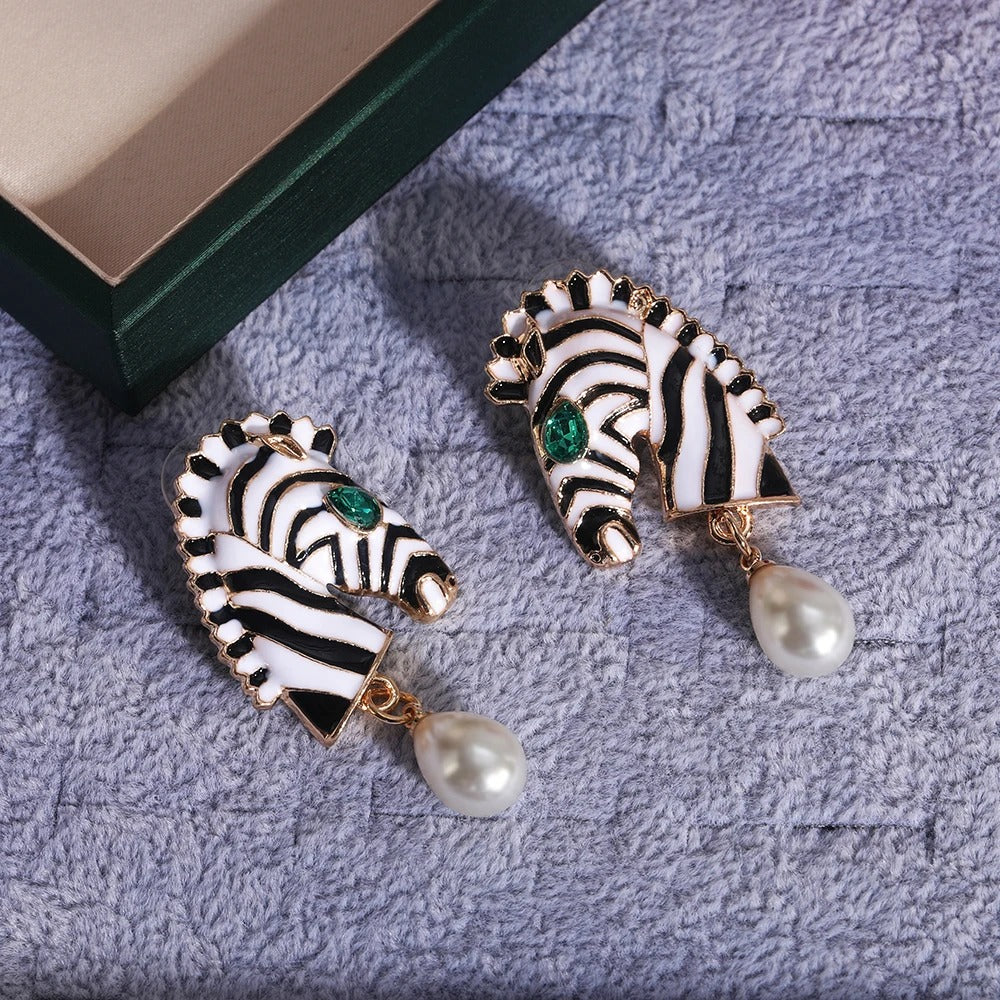 Orecchini Zebra