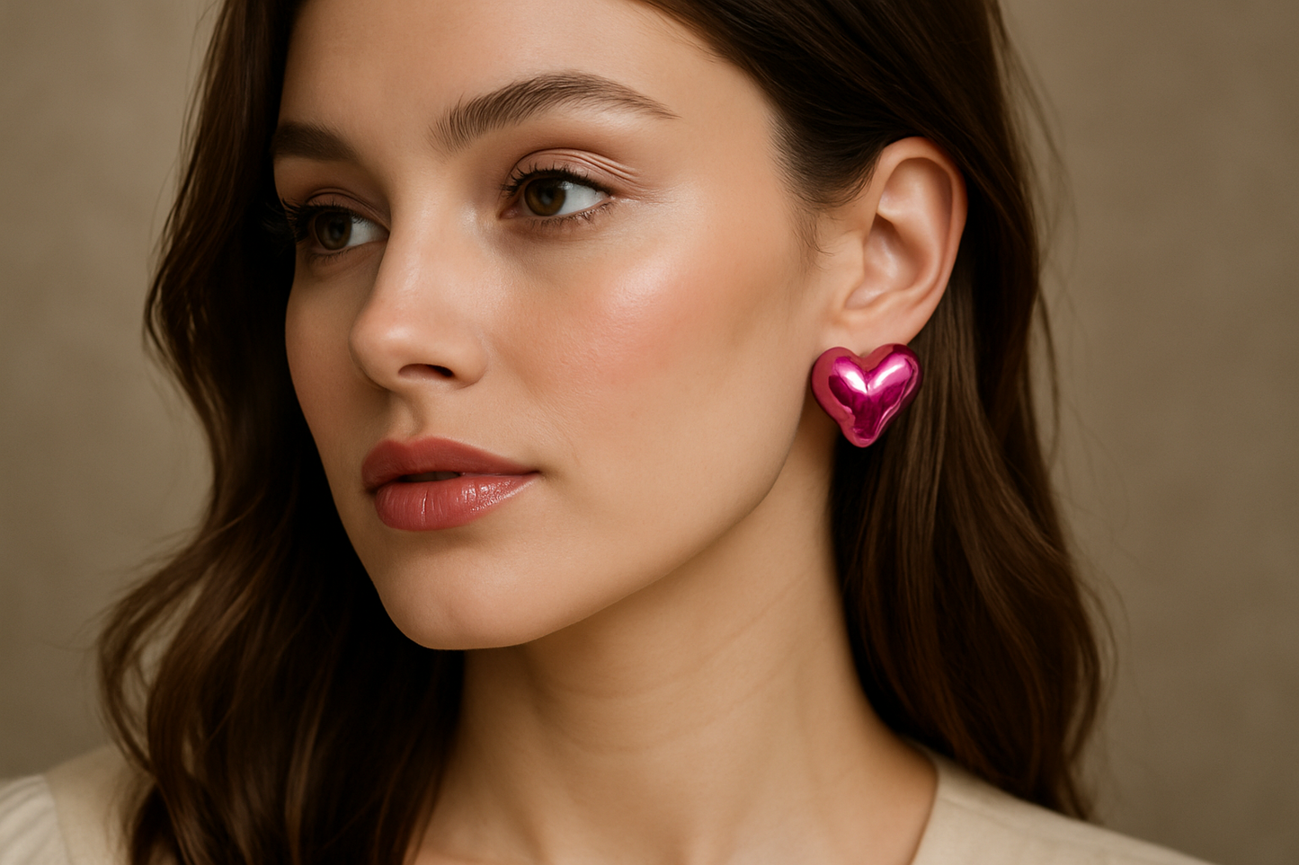 Orecchini cuore design romantico materiali anallergici chiusura sicura - Nonsolocosmesi www.nonsolocosmesi.it
