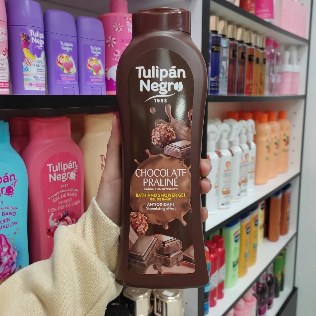 Bagnoschiuma Chocolate Praline Tulipán Negro - Detergente corpo fragranza cioccolato e praline - Nonsolocosmesi www.nonsolocosmesi.it