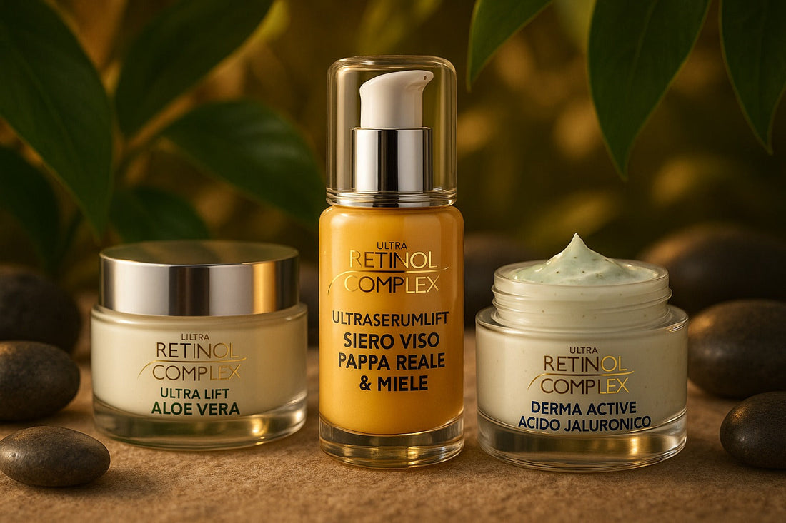 Ultra Retinol Complex cosmetici bio skincare naturale anti-age retinolo Made in Italy creme viso sieri - Nonsolocosmesi www.nonsolocosmesi.it