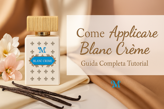 Come applicare il profumo Blanc Crème Montage Brands - Tutorial completo con guida passo-passo per far durare la fragranza gourmand tutto il giorno - Nonsolocosmesi www.nonsolocosmesi.it