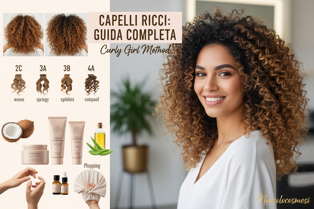 Capelli ricci guida completa curly girl method routine prodotti gel definizione ricci scrunching plopping - Nonsolocosmesi www.nonsolocosmesi.it