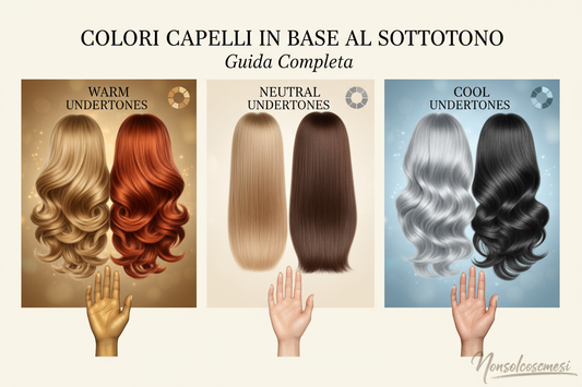 Colori capelli base sottotono pelle caldo freddo neutro guida completa tonalità perfetta - Nonsolocosmesi www.nonsolocosmesi.it