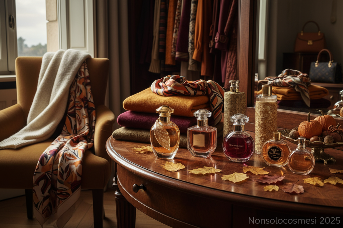 Guardaroba olfattivo autunno 2025 con profumi equivalenti gourmand Montage Blanc Crème Vanilla Milk e orientali Afaq per ogni occasione lavoro serate weekend - Nonsolocosmesi www.nonsolocosmesi.it