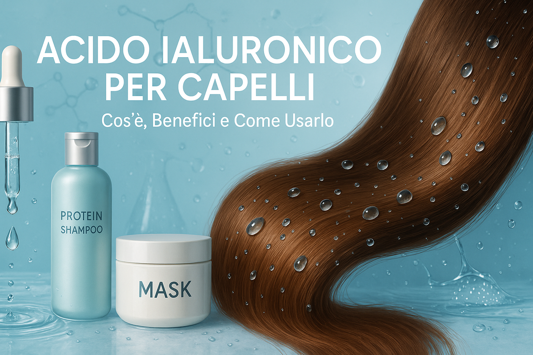 Acido ialuronico per capelli: benefici, come usarlo in shampoo maschere sieri per idratazione profonda, volume e lucentezza - Guida completa ingrediente haircare - Nonsolocosmesi www.nonsolocosmesi.it