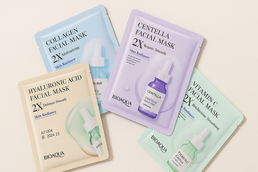 BioAqua maschere viso tessuto skincare coreana acido ialuronico retinolo vitamina C aloe vera - Nonsolocosmesi www.nonsolocosmesi.it