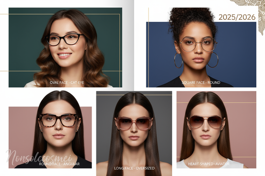 Occhiali 2025/2026 - Come scegliere la montatura perfetta per la forma del viso - Nonsolocosmesi www.nonsolocosmesi.it