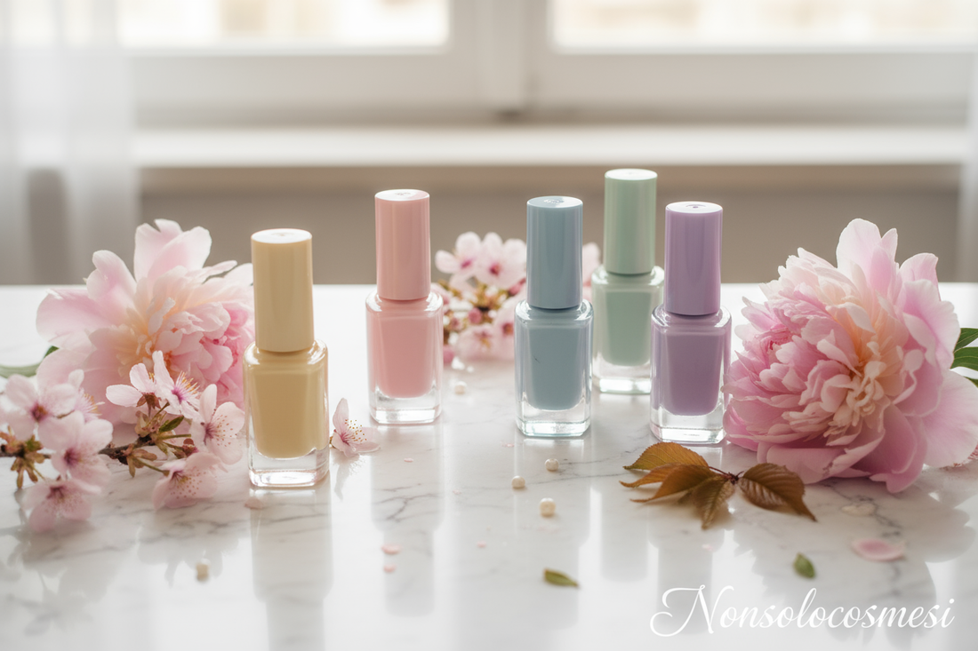 Unghie pastello 2025 tendenze colori delicati nail art manicure soft tonalità - Nonsolocosmesi www.nonsolocosmesi.it