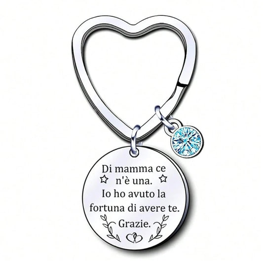 Portachiavi con dedica alla Mamma