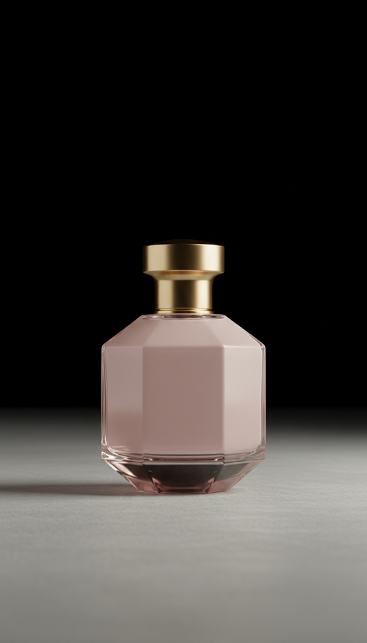 Profumo equivalente flacone rosa cipria