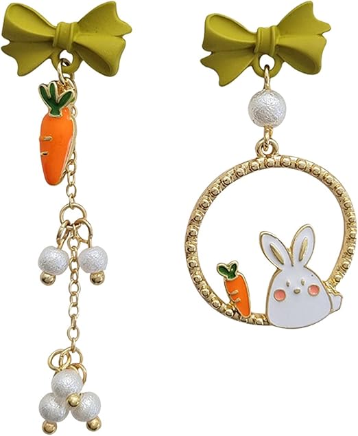 Orecchini "Coniglio con carota"