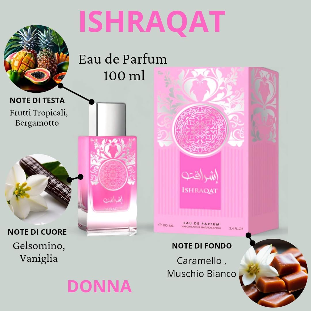 Profumo "Ishraqat" by Afaq – Eau de Parfum Donna 100ml