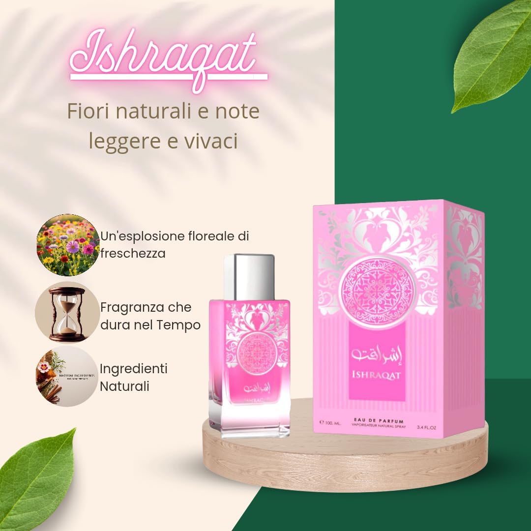 Profumo "Ishraqat" by Afaq – Eau de Parfum Donna 100ml