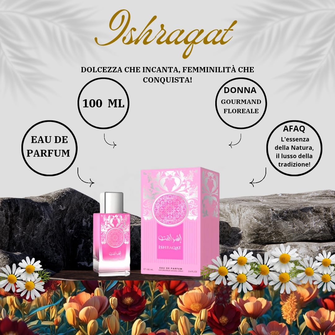 Profumo "Ishraqat" by Afaq – Eau de Parfum Donna 100ml