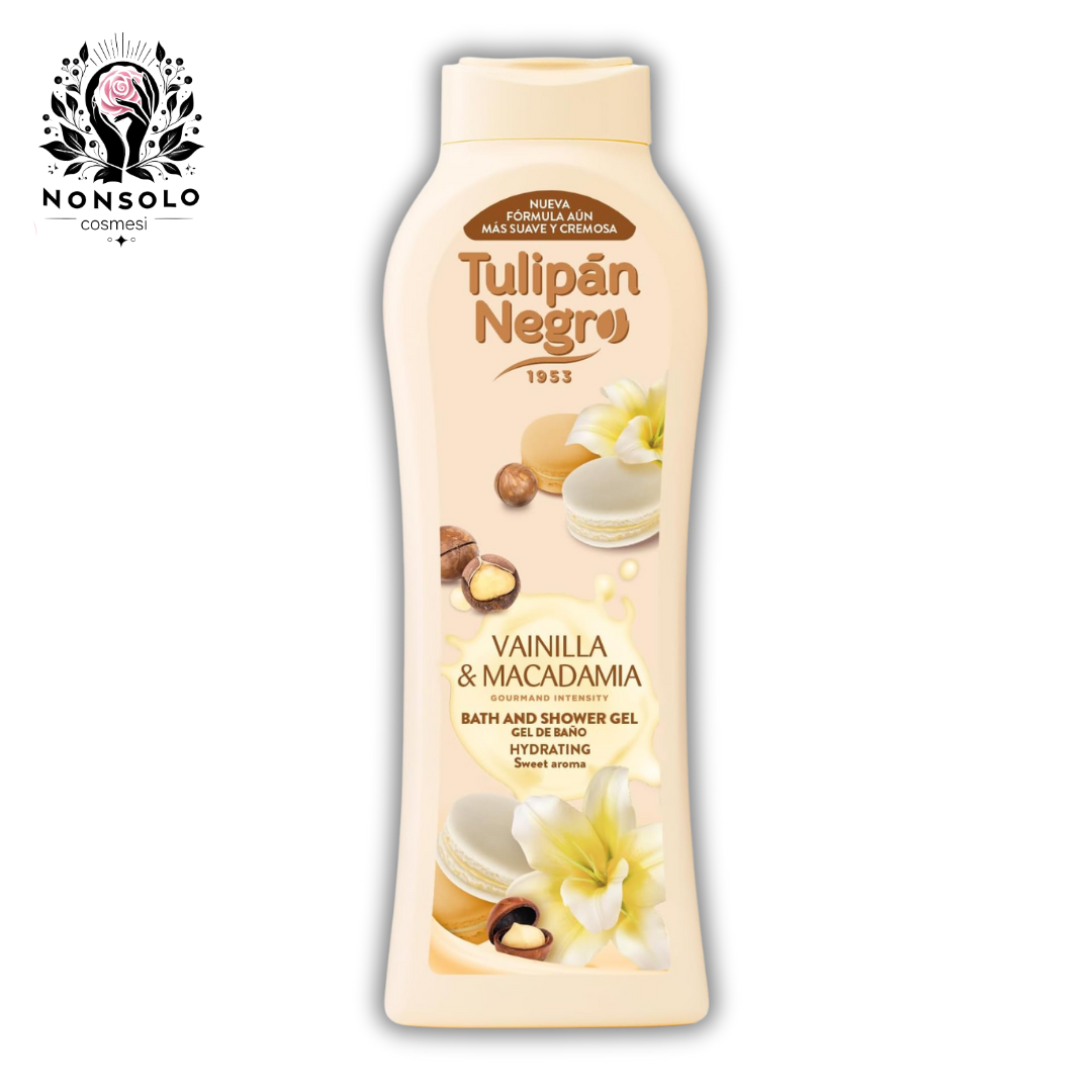 Bagnoschiuma "Vaniglia & Macadamia" Tulipán Negro