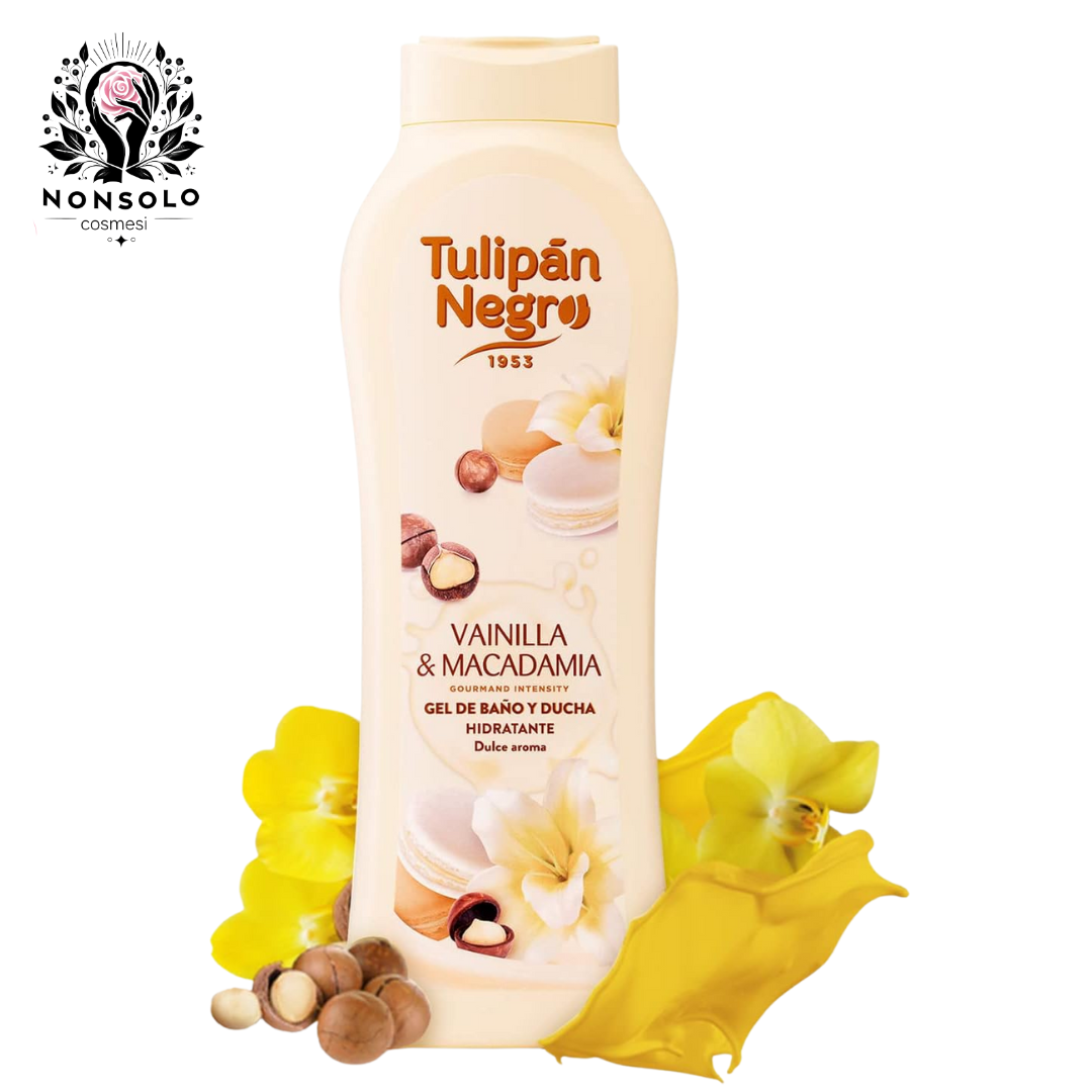Bagnoschiuma "Vaniglia & Macadamia" Tulipán Negro