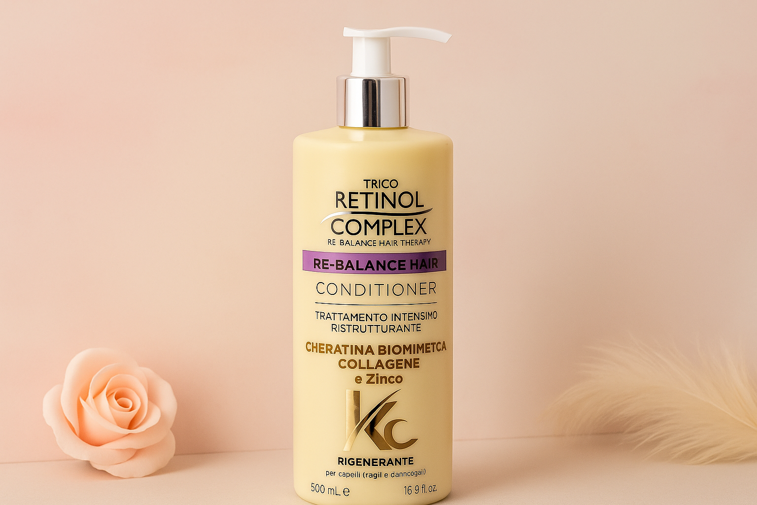 Conditioner con cheratina biomimetica, collagene e zinco - Nonsolocosmesi www.nonsolocosmesi.it