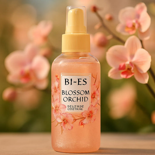 BI-ES Blossom Orchid Acqua Profumata Glitterata per il Corpo