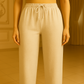 Pantaloni Donna con Vita Elasticizzata e Coulisse