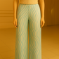 Pantaloni Donna Fantasia Verde Acqua