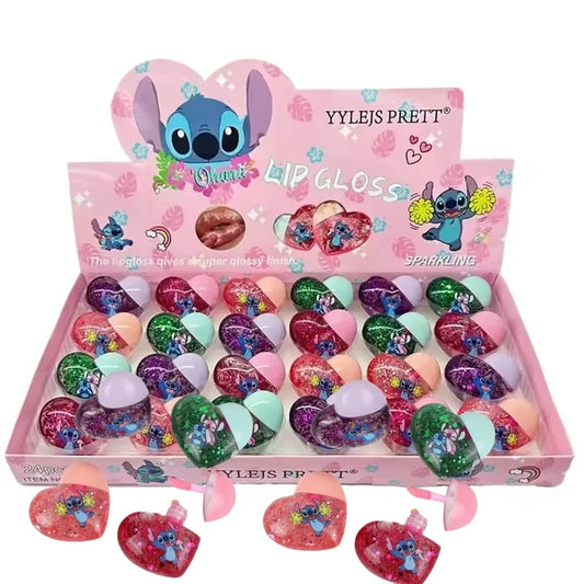 Lucidalabbra glitter mod."Lillo & Stitch"– Cuore di Brillantezza e Stile