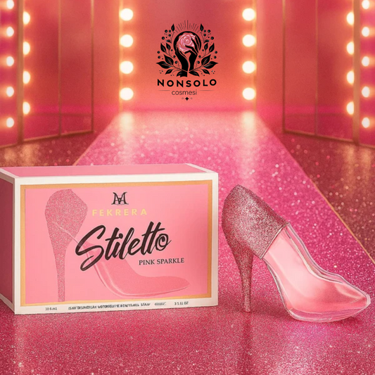 Stiletto Pink Sparkle Eau de Parfum 100ml profumo donna audace raffinato Montage Brands - Nonsolocosmesi www.nonsolocosmesi.it