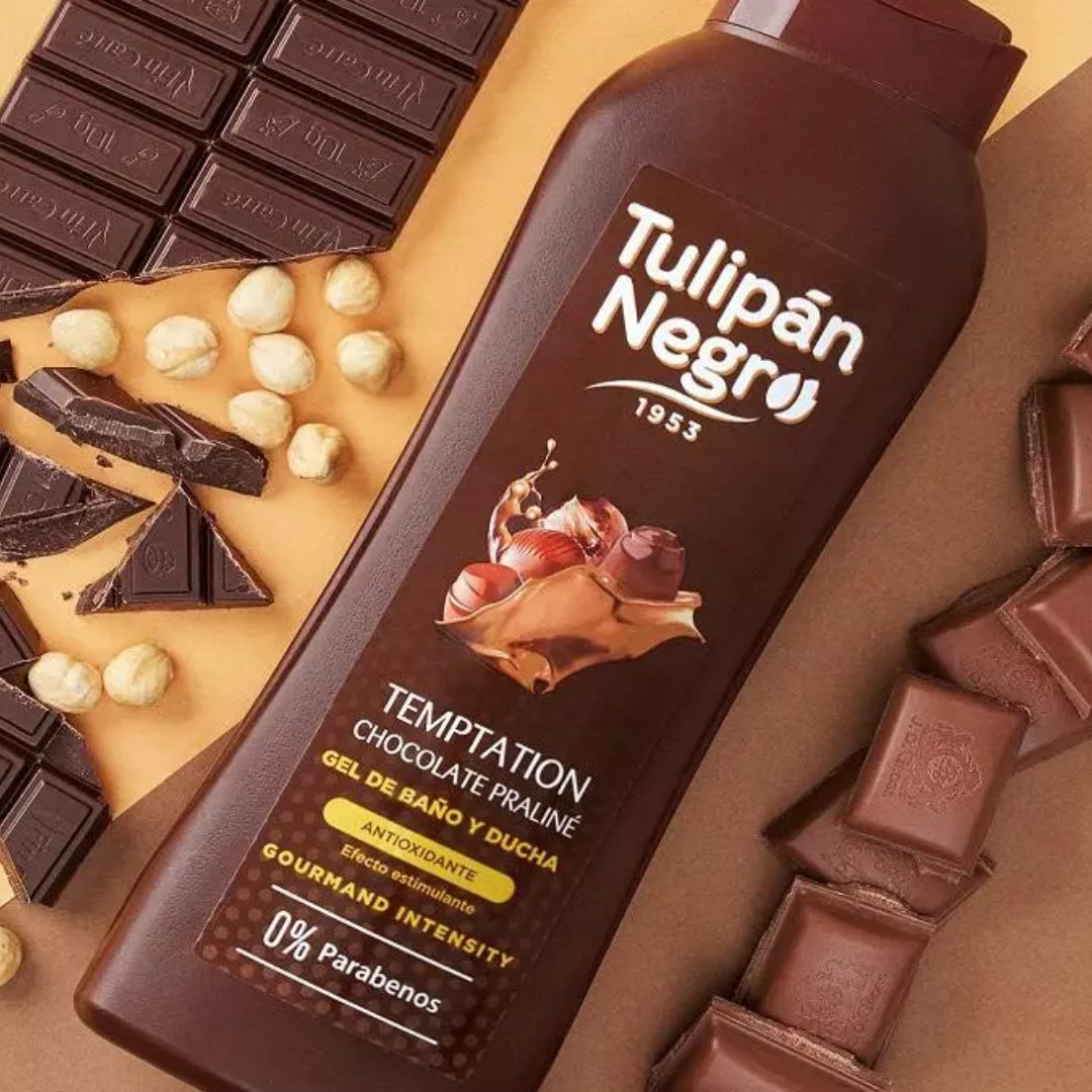 Bagnoschiuma Chocolate Praline Tulipán Negro