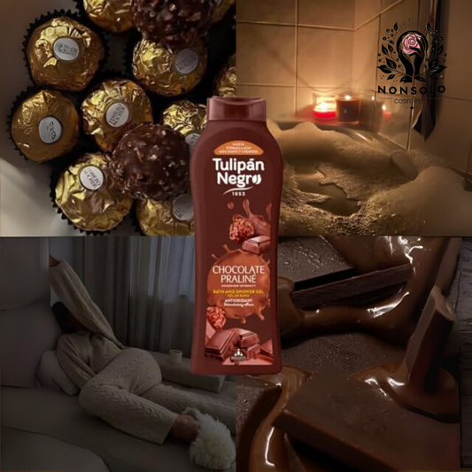 Detergente corpo Tulipán Negro - Fragranza gourmand cioccolato - Nonsolocosmesi www.nonsolocosmesi.it