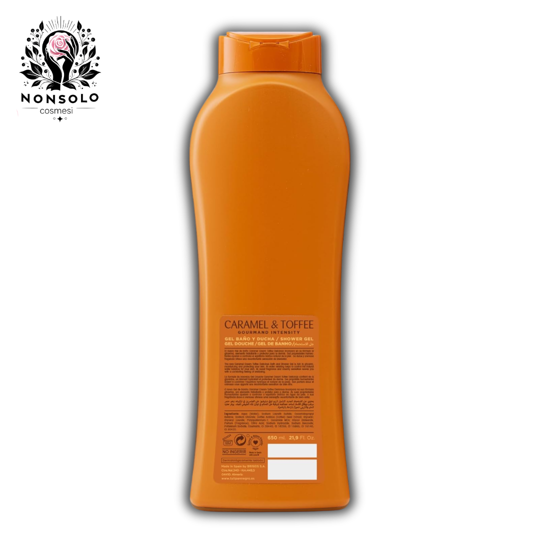 Bagnoschiuma Caramel & Toffee Tulipán Negro