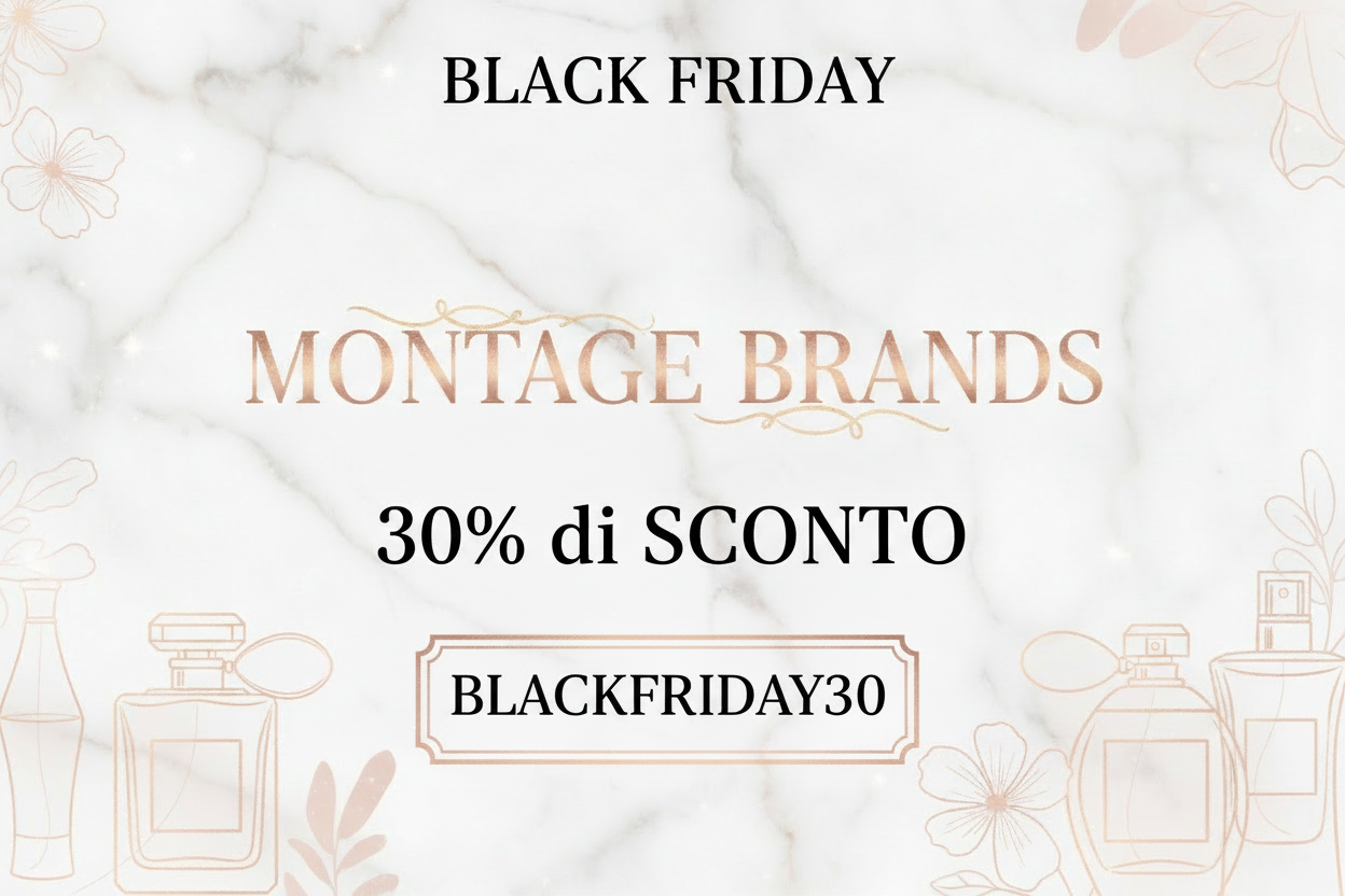 Banner Black Friday Montage Brands con codice