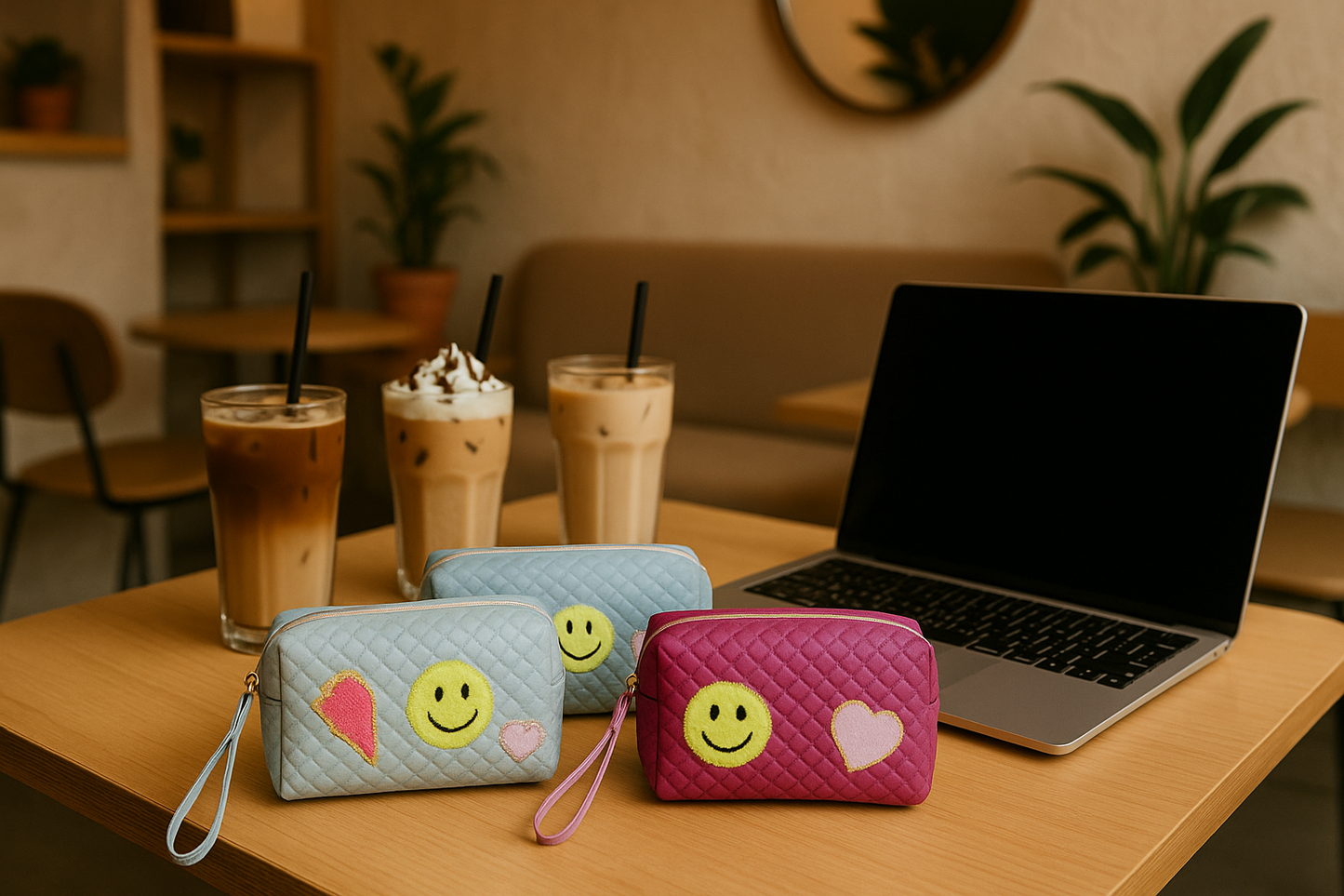 Bustine Trapuntate Emoji Coffee Shop