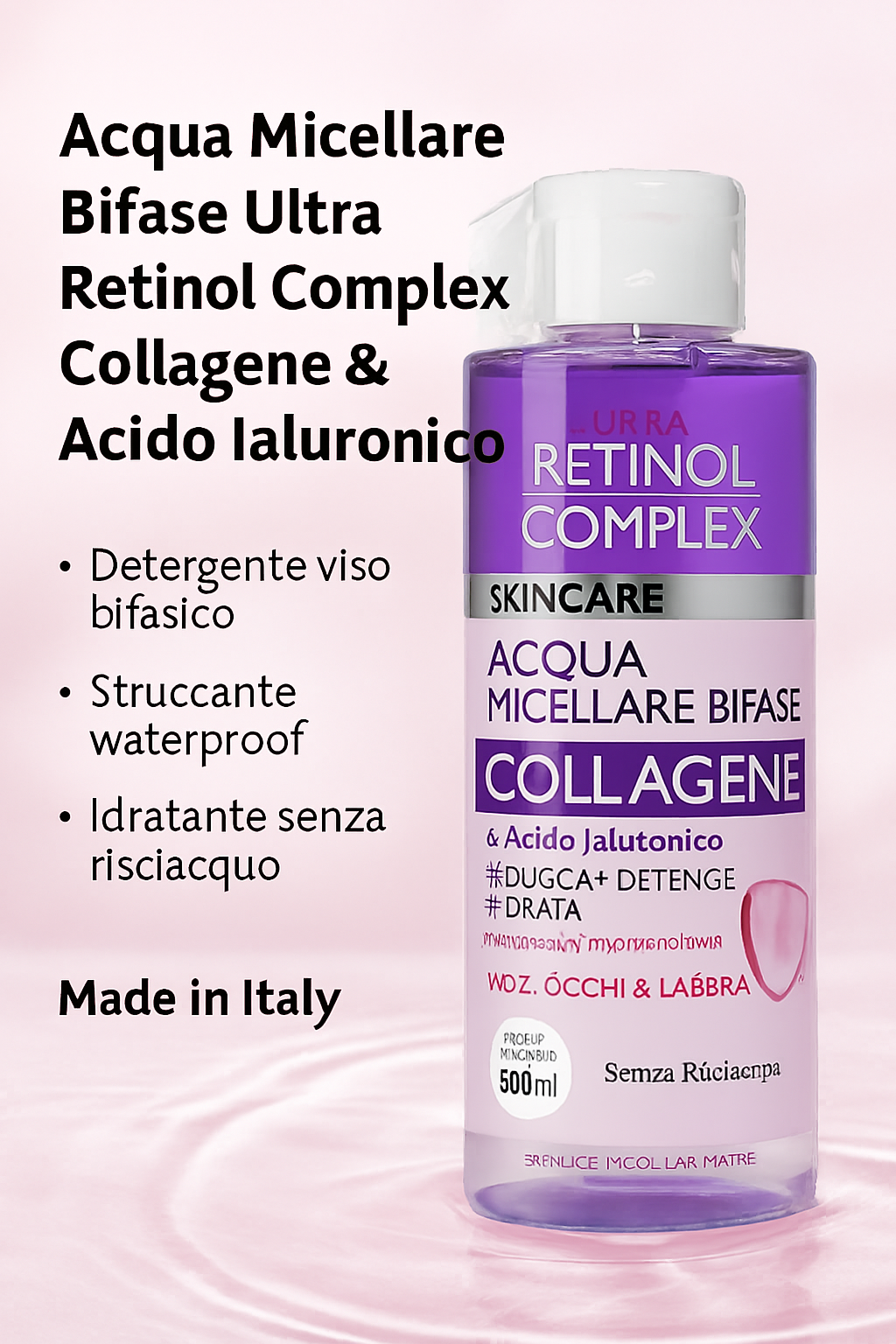 Acqua Micellare Bifase Ultra Retinol Complex