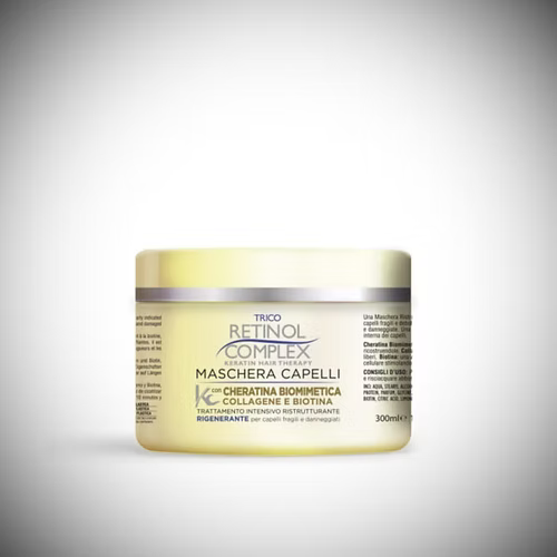 Maschera con cheratina biomimetica , collagene e biotina