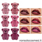 Rossetti liquidi orsetto "Iman of noble"– Colore Intenso, Packaging Adorabile