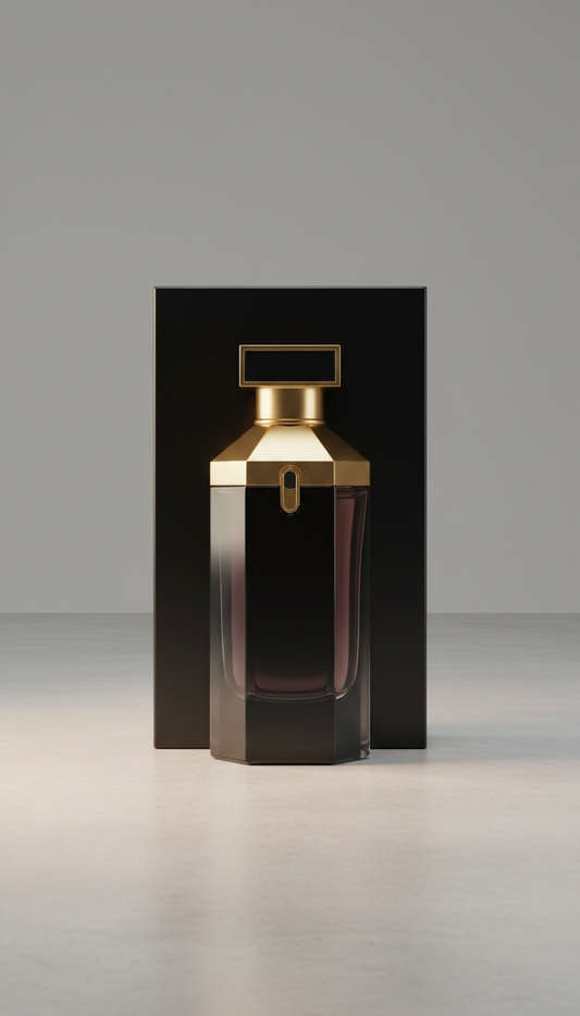 Profumo ispirato a designer nero intenso