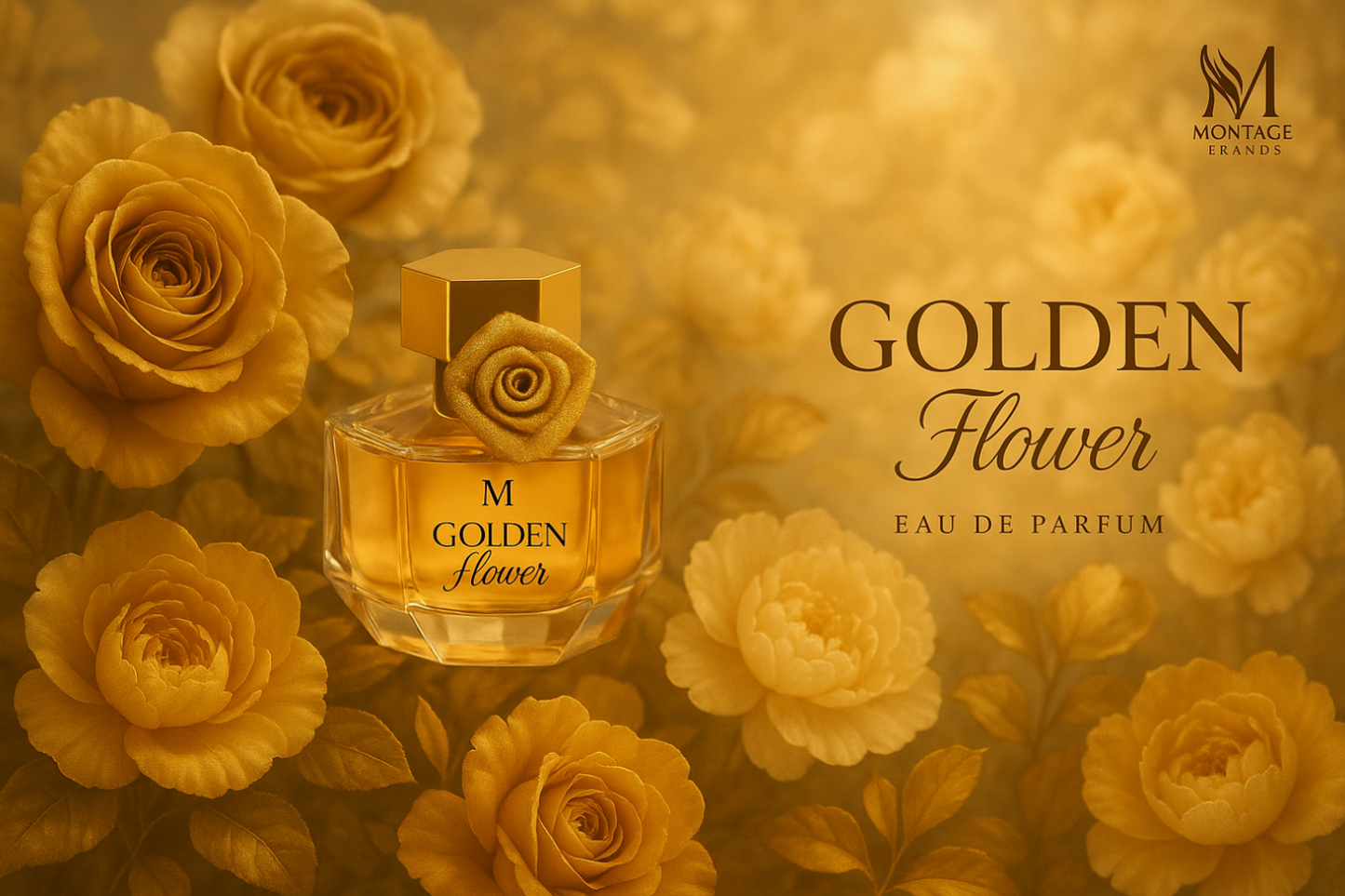 Golden Flower Floral Background - Nonsolocosmesi www.nonsolocosmesi.it

